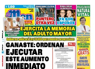 Portada Diario El Men (27/4/2026)