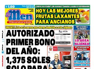 Portada Diario El Men (28/4/2026)