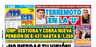 Portada Diario El Men (29/4/2026)