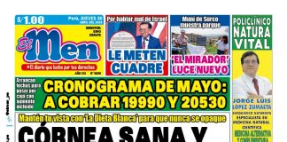 Portada Diario El Men (30/4/2026)