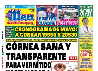 Portada Diario El Men (30/4/2026)