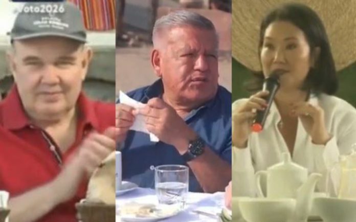desayuno de los candidatos presidenciales