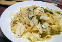 pasta con espárragos