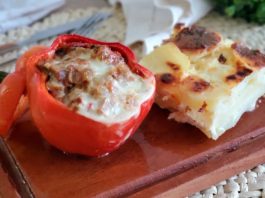 rocoto relleno con pastel de papa