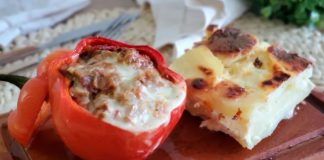 rocoto relleno con pastel de papa