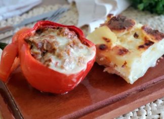 rocoto relleno con pastel de papa