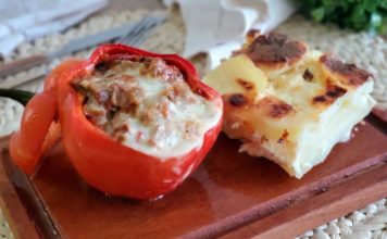rocoto relleno con pastel de papa