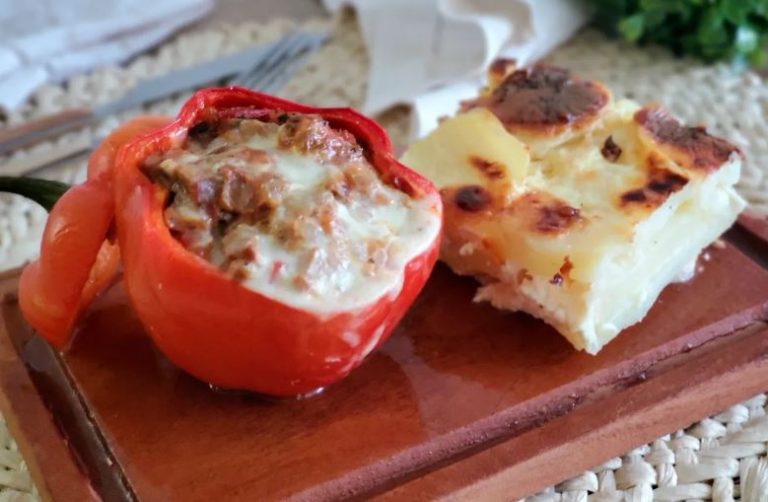 rocoto relleno con pastel de papa