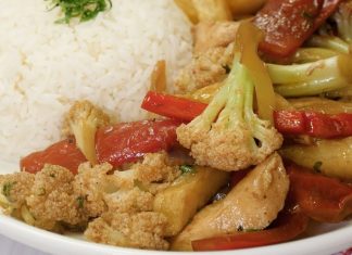 saltado de coliflor