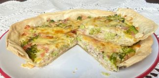 Deliciosa tarta de brócoli y jamón tarta de brócoli y jamón