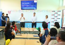 Alumnos vuelven a aulas libres de virus