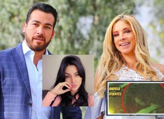 Alvaro Paz ‘ampayado’ con Andrea Cifuentes