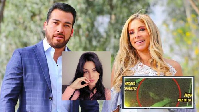 Alvaro Paz ‘ampayado’ con Andrea Cifuentes
