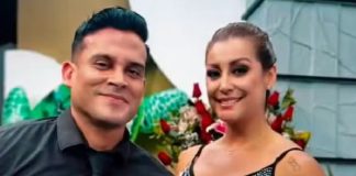 Christian Domínguez solo saludó a Karla por Día de la Madre
