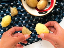 Cómo pelar las papas hervidas