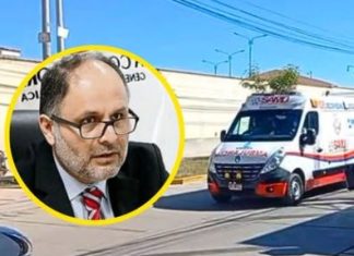 Contralor general César Aguilar Surichaqui fue internado en hospital