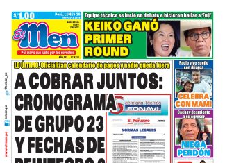 Portada Diario El Men (25/5/2026)