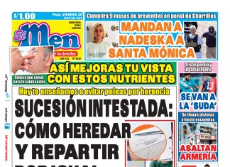 Portada Diario El Men (29/5/2026)