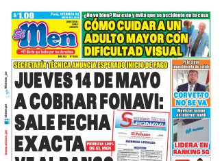 Portada Diario El Men (1/5/2026)