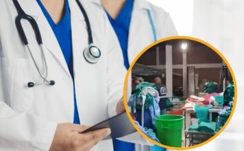 Denuncian lavandería clandestina en EsSalud Denuncian lavandería clandestina en EsSalud