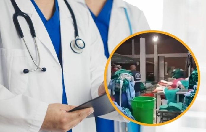 Denuncian lavandería clandestina en EsSalud