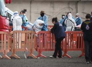 Desembarcaron contagiados Desembarco contagiados por un brote de hantavirus, comenzó ayer