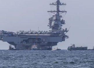 El portaaviones USS Gerald R. Ford
