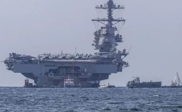El portaaviones USS Gerald R. Ford