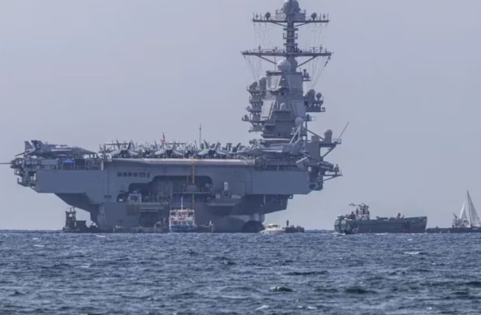 El portaaviones USS Gerald R. Ford