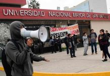Reelección de Jeri Ramón provoca toma de UNMSM Estudiantes y docentes de la UNMSM, en el marco del 475 aniversario desde su creación, tomaron la Ciudad Universitaria
