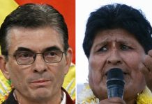 Evo Morales amenaza a Rodrigo Paz