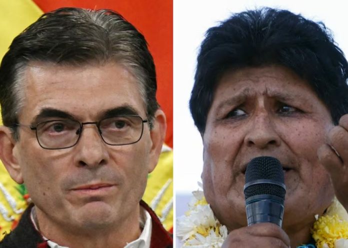 Evo Morales amenaza a Rodrigo Paz