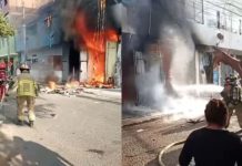 Incendio consume almacén en SJL