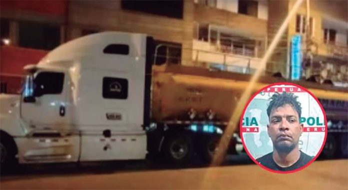 Intervienen a extranjero acusado de robar cisterna