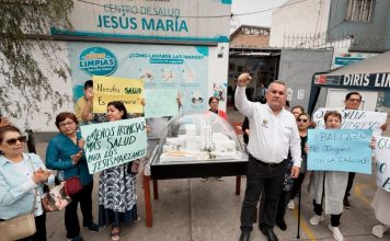 Jesús María exige construcción de su centro medico