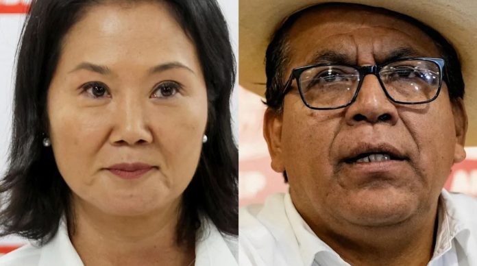 Keiko Fujimori y Roberto Sánchez a segunda vuelta Keiko Fujimori y Roberto Sánchez a segunda vuelta