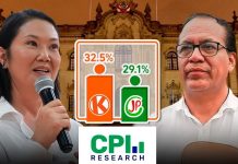 Keiko le saca ventaja a Sánchez en encuesta