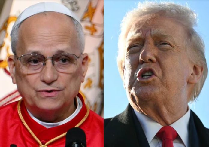 Papa León XIV ‘pecha’ a Donald Trump