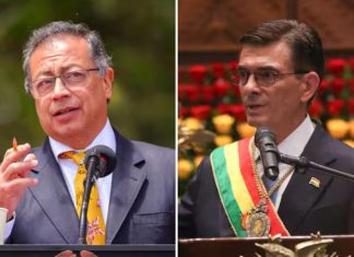 Bolivia rompió con Colombia Presidente de Colombia, Gustavo Petro, y el presidente de Bolivia, Rodrigo Paz Pereira