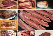 Principales tipos de tocino y Bacon