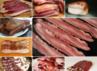 Principales tipos de tocino y Bacon