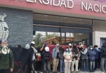 San Marcos rechaza “fuerza policial" contra estudiantes
