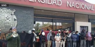San Marcos rechaza “fuerza policial" contra estudiantes
