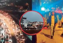 Trasladan féretro entre congestión de Ramiro Prialé