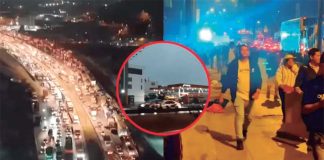 Trasladan féretro entre congestión de Ramiro Prialé