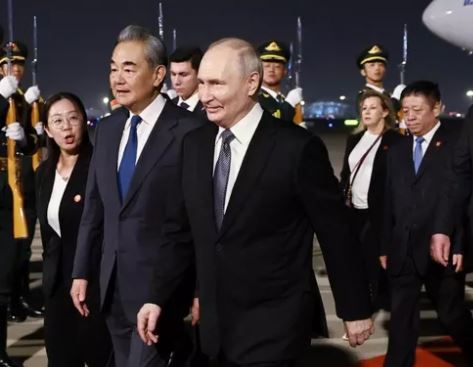Putin llegó a China