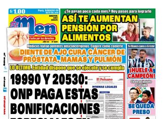 Portada Diario El Men (9/5/2026)