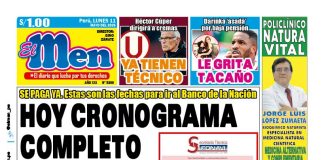 Portada Diario El Men (11/5/2026)