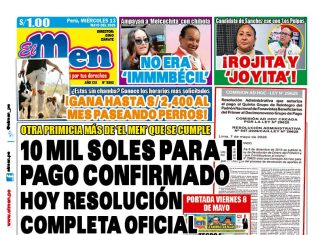 Portada Diario El Men (13/5/2026)