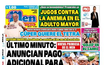 Portada Diario El Men (15/5/2026)